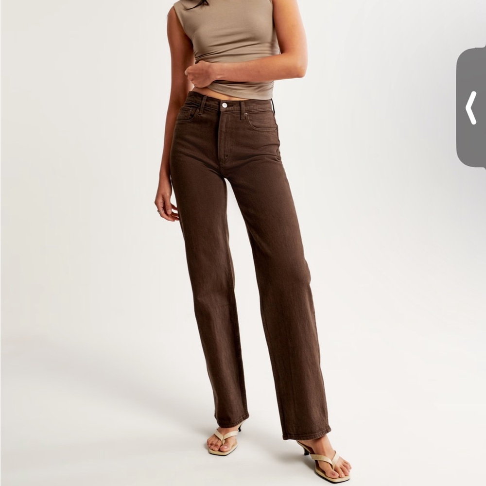 NWT Abercrombie 90s relaxed jeans, high rise